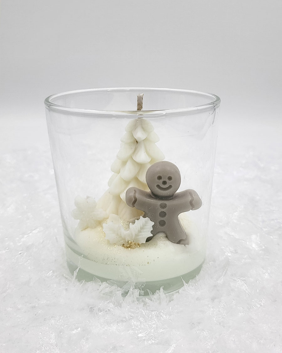 SVEČA "GINGERBREAD V KOZARCU" - MEDENJAK
